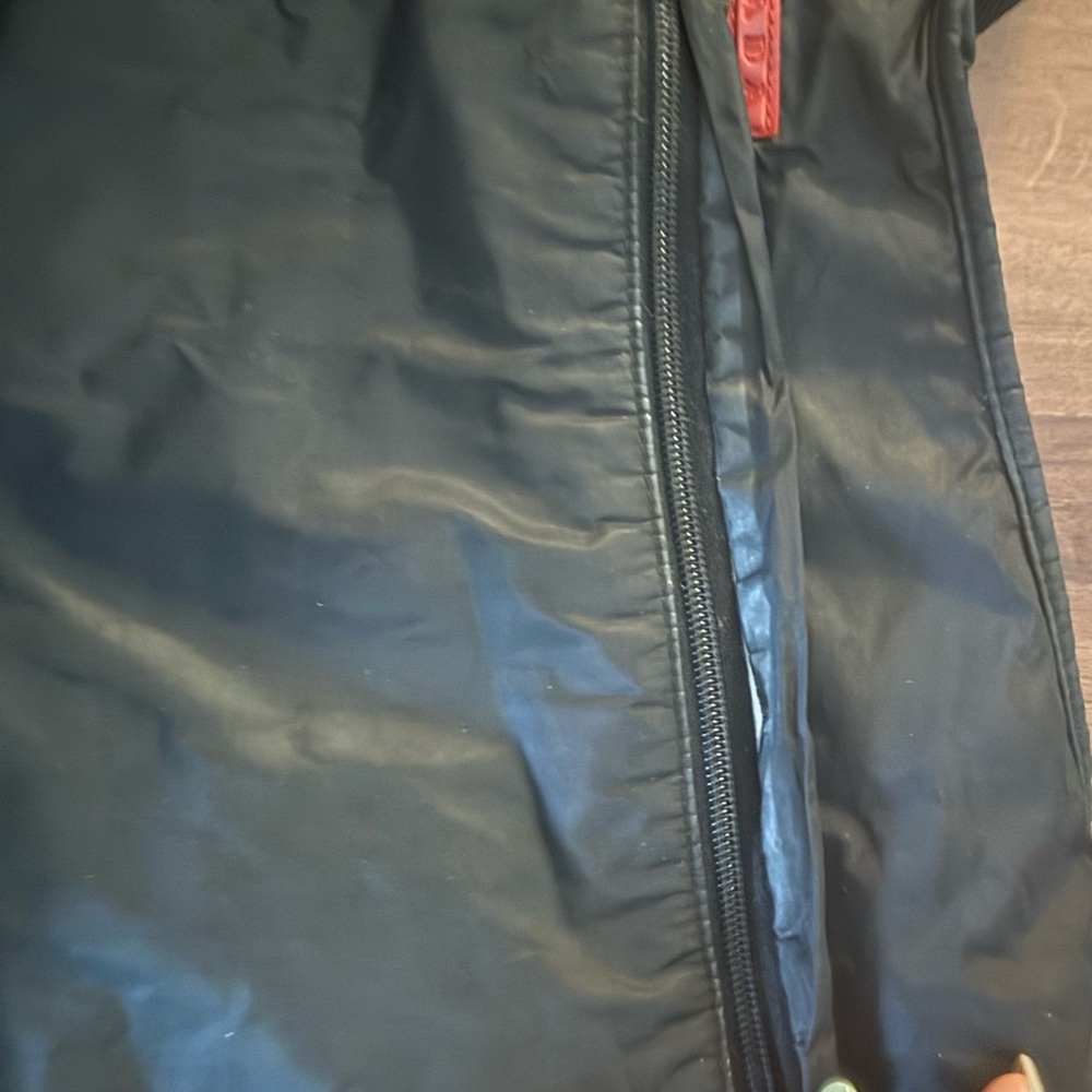 Prada Black and Red Messenger Bag with Minimalist Design - Picture 9 of 14